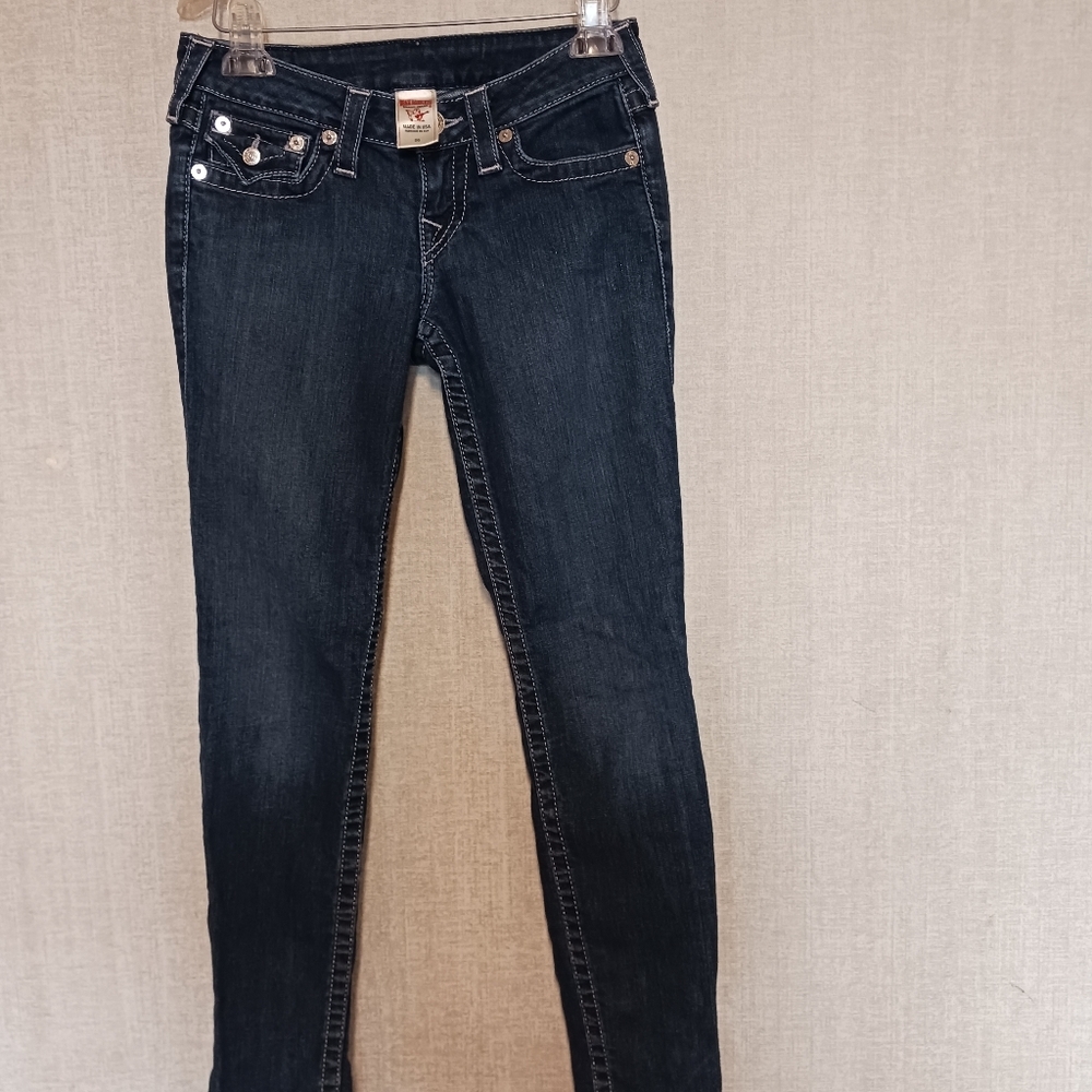 True Religion Skinny Blue  Jeans